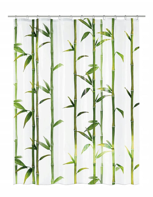 Încărcați imaginea în vizualizatorul Galerie, Kleine Wolke Perdea de duș „Bamboo”, 180x200 cm, verde
