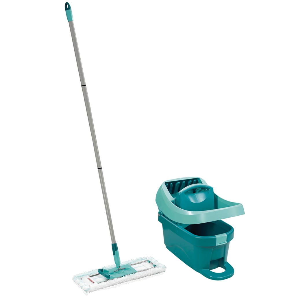 Leifheit Set mop pentru pardoseală Profi cu cărucior, XL, verde, 55096 - Lando