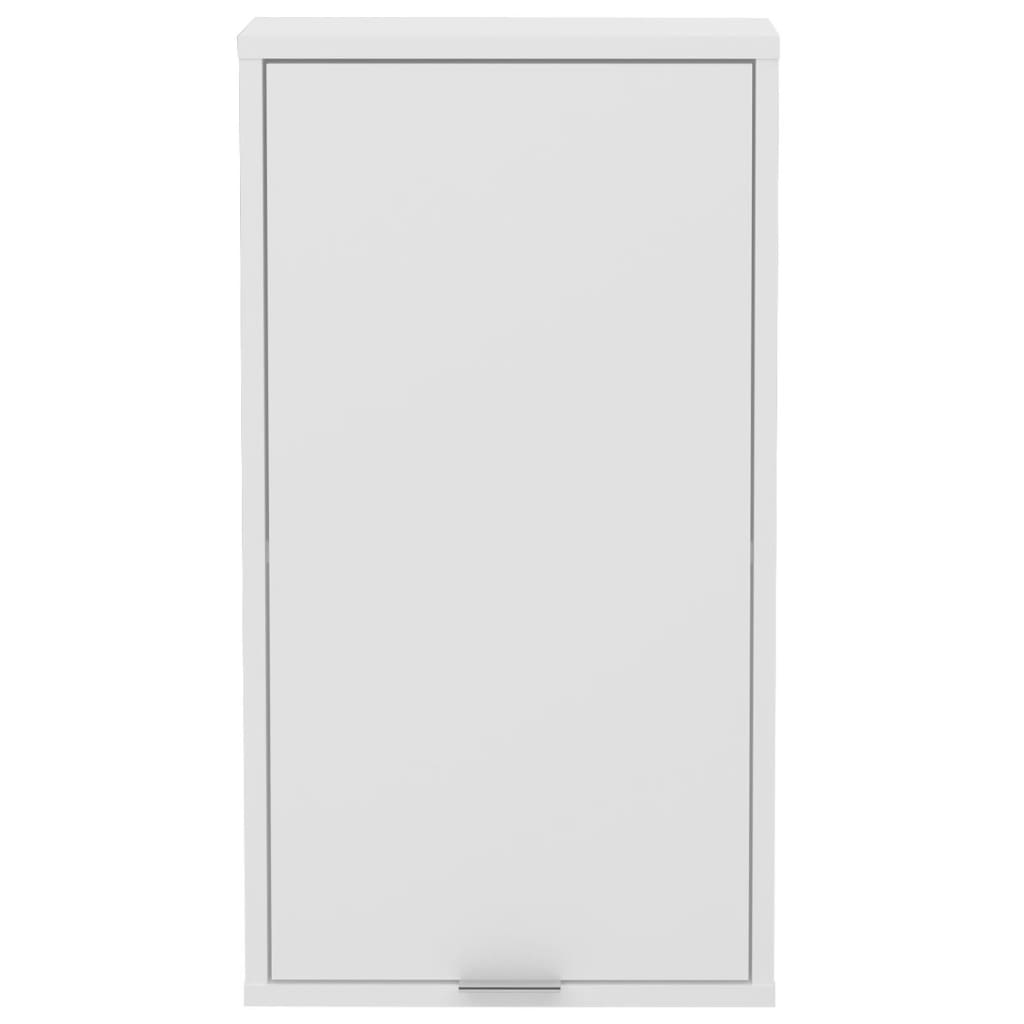 FMD Dulap de baie montat pe perete, alb, 36,8x17,1x67,3 cm - Lando