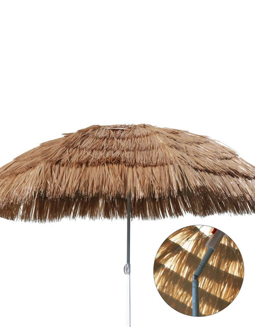 Încărcați imaginea în vizualizatorul Galerie, HI Umbrelă de plajă Hawaï, bej, 160 cm
