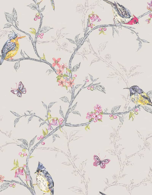 Încărcați imaginea în vizualizatorul Galerie, DUTCH WALLCOVERINGS Tapet „Phoebe”, liliachiu
