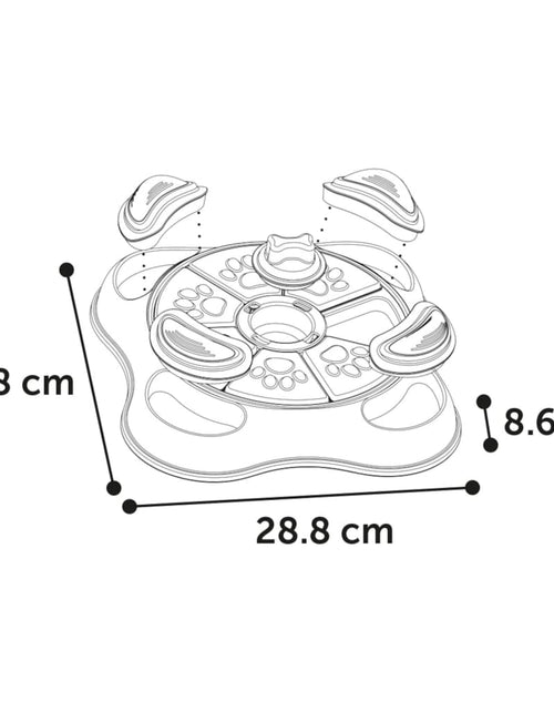 Încărcați imaginea în vizualizatorul Galerie, FLAMINGO Antrenor mental pentru câini „Sherlock” 28,8x28,8x8,6 cm - Lando
