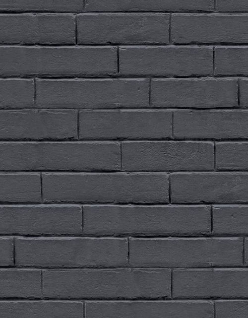 Загрузите изображение в средство просмотра галереи, Noordwand Tapet „Good Vibes Chalkboard Brick Wall”, negru și gri
