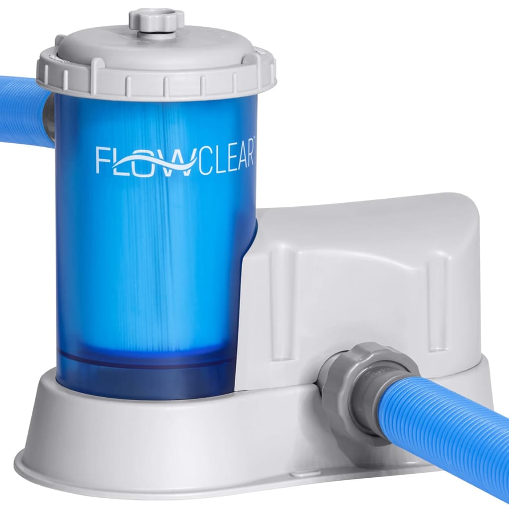 Bestway Pompă cu filtru cartuș Flowclear, transparent