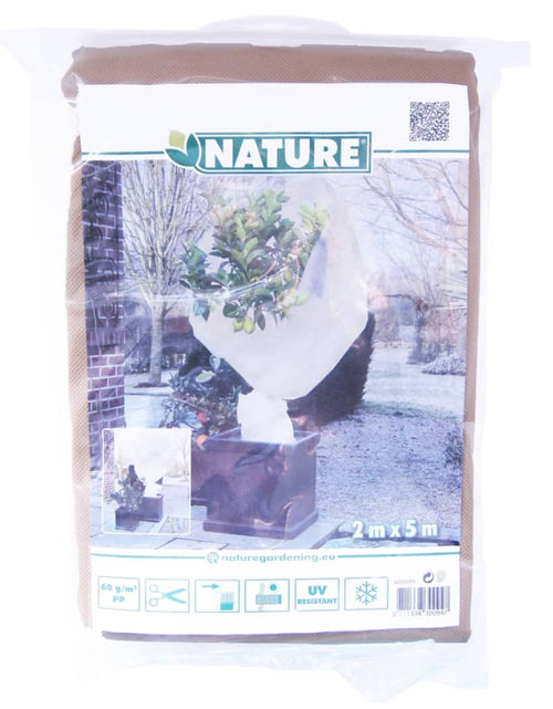 Încărcați imaginea în vizualizatorul Galerie, Nature Husă anti-îngheț din fleece, bej, 2 x 5 m, 60 g/m²
