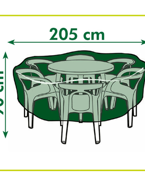 Încărcați imaginea în vizualizatorul Galerie, Nature Husă mobilier de grădină pentru mese rotunde, 205x205x90 cm
