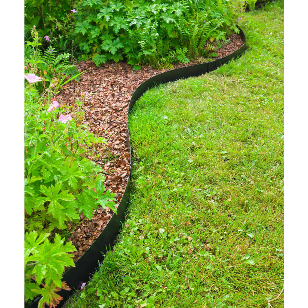 Nature Borduri de grădină, 3 buc., 91,4x10,2 cm, negru - Lando