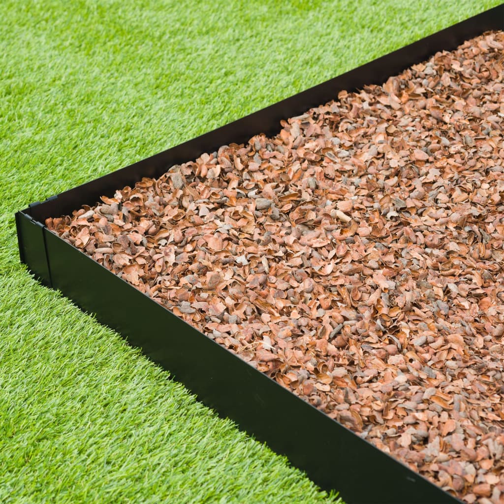 Nature Borduri de grădină, 3 buc., 91,4x10,2 cm, negru - Lando