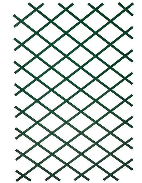 Încărcați imaginea în vizualizatorul Galerie, Nature Gard de grădină tip Trellis, 100 x 200 cm PVC, verde, 6040704
