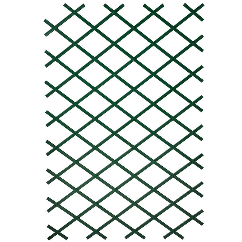 Nature Gard de grădină tip Trellis, 100 x 200 cm PVC, verde, 6040704