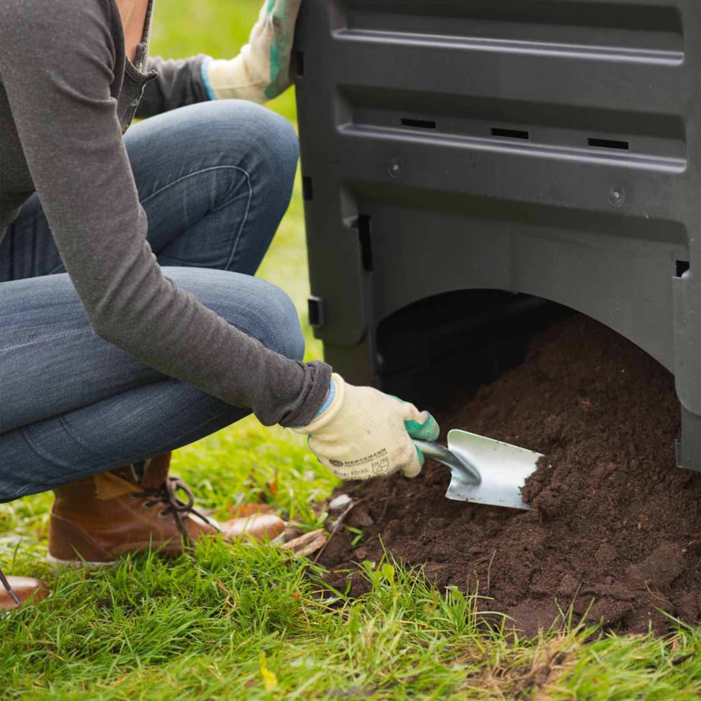 Nature Pubelă compost, negru, 300 L