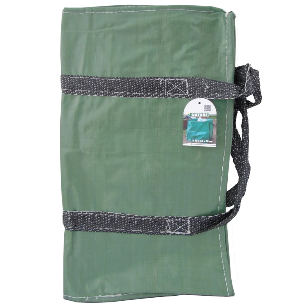 Nature Sac de deșeuri pentru grădină, verde, 325 L, pătrat, 6072401