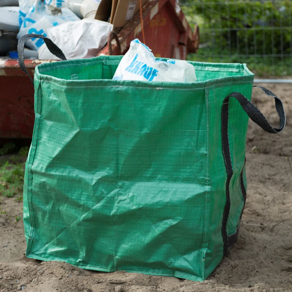 Nature Sac de deșeuri pentru grădină, verde, 325 L, pătrat, 6072401