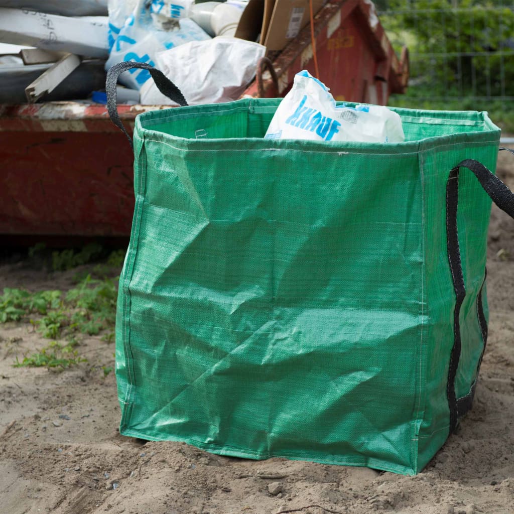 Nature Sac de deșeuri pentru grădină, verde, 148 L, pătrat