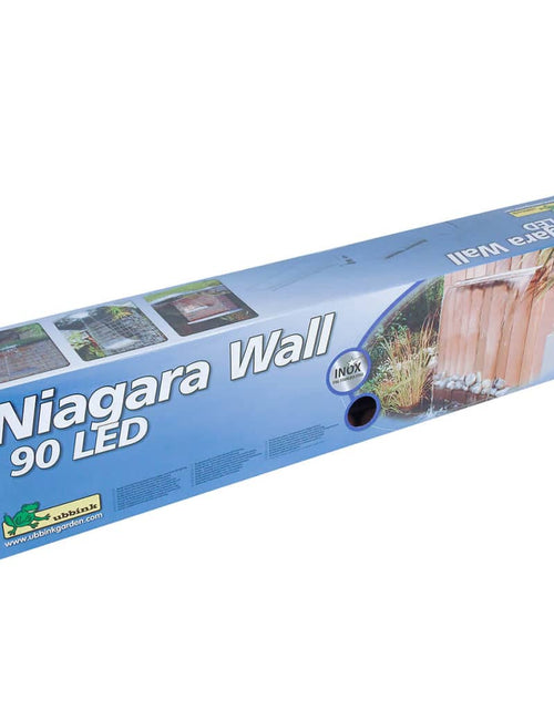 Загрузите изображение в средство просмотра галереи, Ubbink Cascadă Niagara, 90 cm, cu LED, oțel inoxidabil, 1312126

