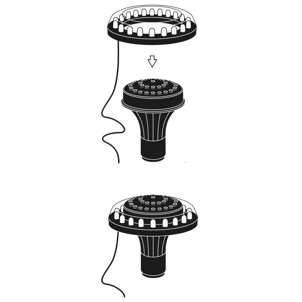 Ubbink Lampă LED cu spot 1" pentru fântână de grădină