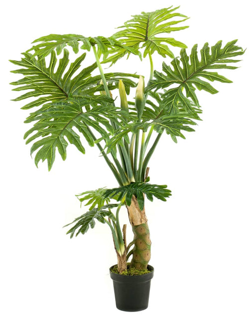 Загрузите изображение в средство просмотра галереи, Emerald Philodendron artificial în ghiveci, 130 cm
