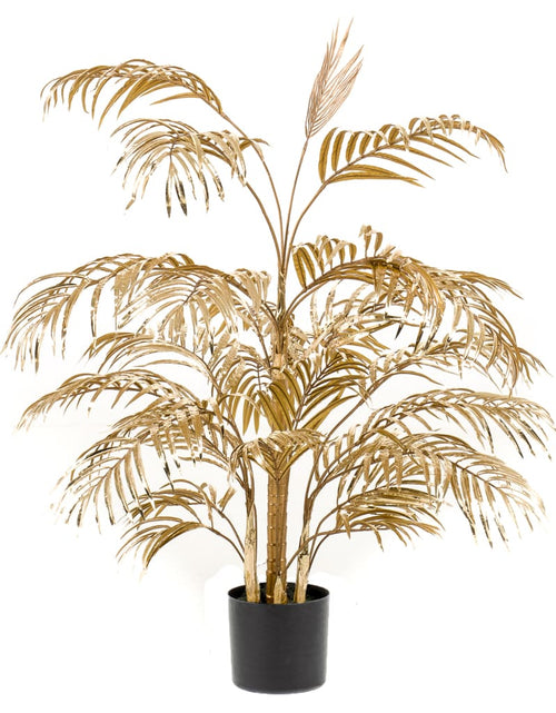 Încărcați imaginea în vizualizatorul Galerie, Emerald Palmier artificial Areca, auriu, 105 cm
