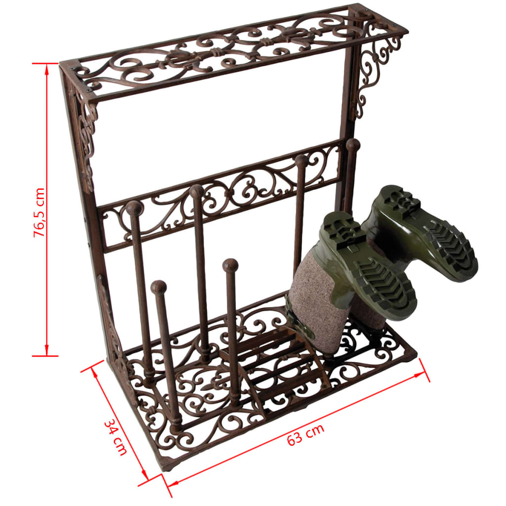 Esschert Design Suport pentru cizme, mărime L, fontă, LH44