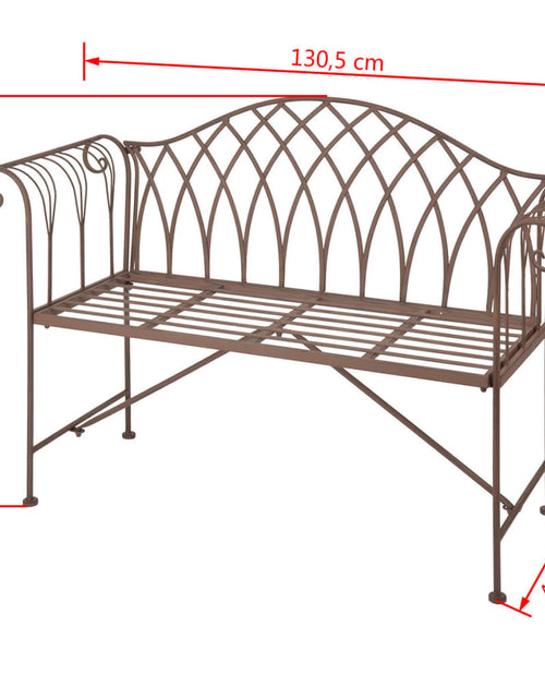Încărcați imaginea în vizualizatorul Galerie, Esschert Design Banc de grădină, metal, stil vechi englezesc, MF009
