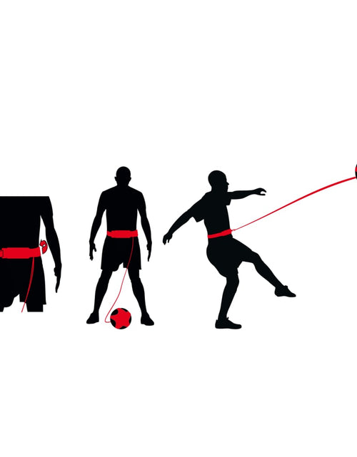 Загрузите изображение в средство просмотра галереи, Avento Echipament de antrenare abilități fotbal, negru și roșu - Lando
