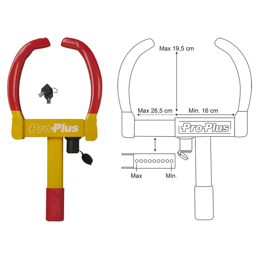 Sistem blocaj roată universal ProPlus 341341