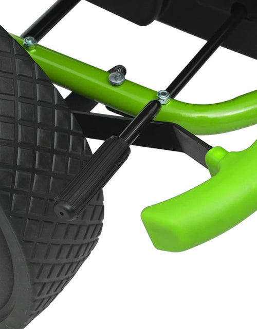 Загрузите изображение в средство просмотра галереи, vidaX Kart cu pedale cu șezut reglabil verde - Lando
