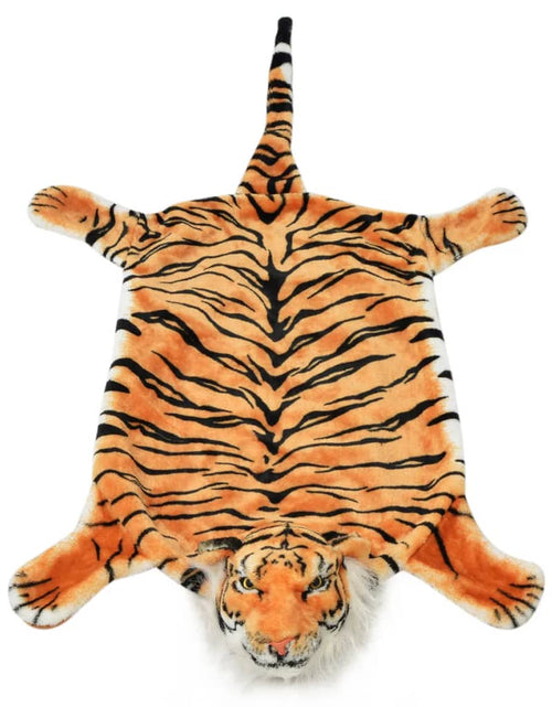 Încărcați imaginea în vizualizatorul Galerie, Covor model tigru 144 cm Pluș Maro - Lando

