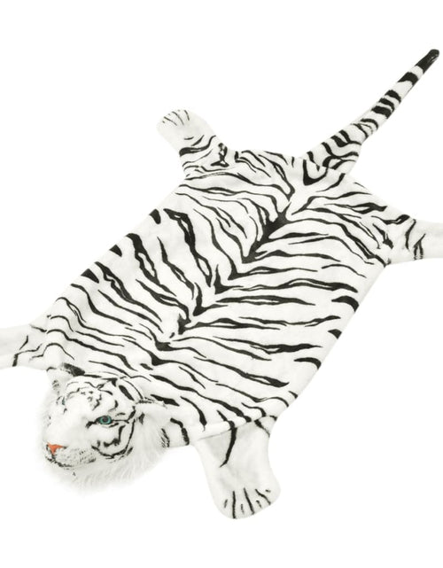 Încărcați imaginea în vizualizatorul Galerie, Covor cu model tigru 144 cm Pluș Alb
