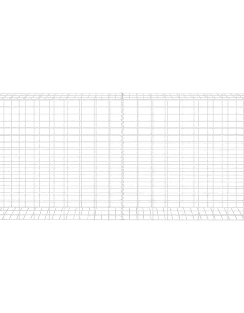 Загрузите изображение в средство просмотра галереи, Coș gabion, 85 x 30 x 200 cm, oțel galvanizat
