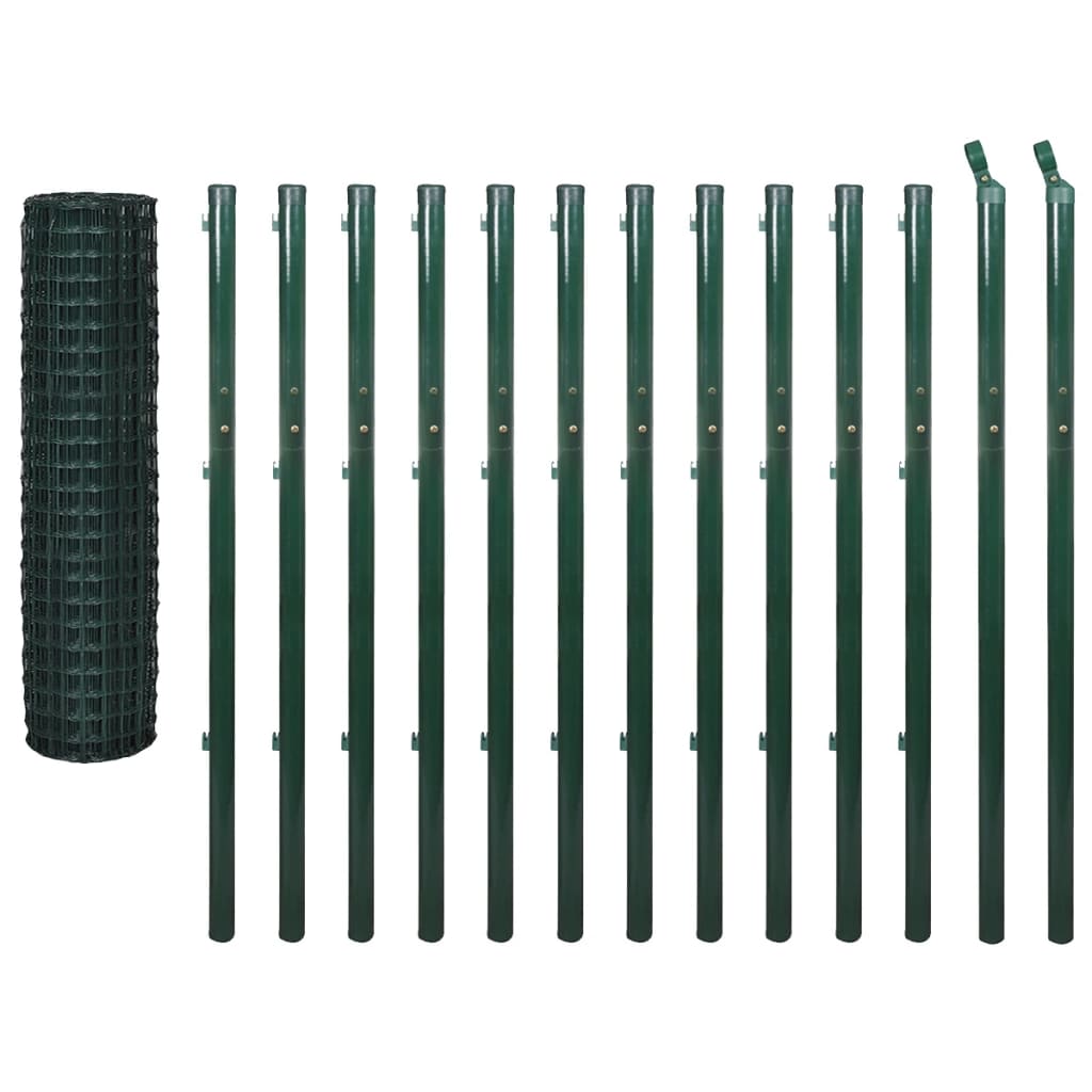 Euro gard, verde, 25 x 1,7 m, oțel