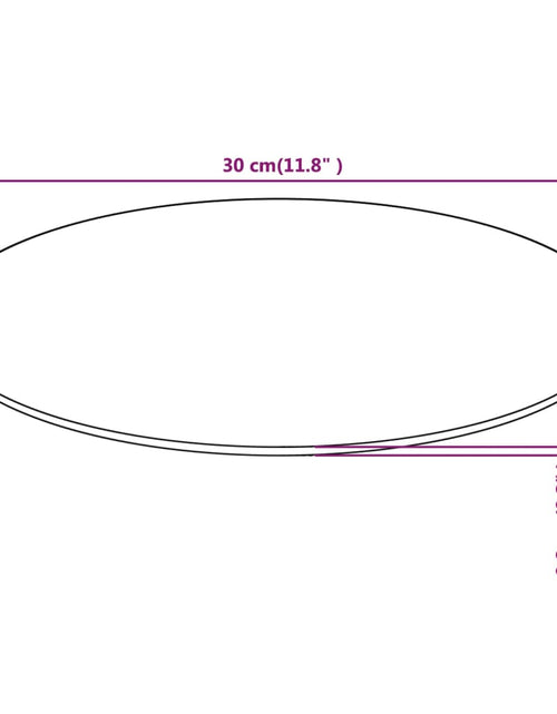 Încărcați imaginea în vizualizatorul Galerie, Blat de masă din sticlă securizată, rotund, 300 mm - Lando
