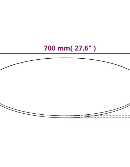 Загрузите изображение в средство просмотра галереи, Blat masă din sticlă securizată rotund 700 mm
