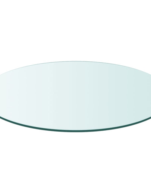 Încărcați imaginea în vizualizatorul Galerie, Blat masă din sticlă securizată rotund 800 mm
