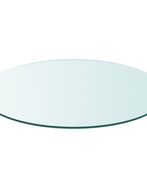 Încărcați imaginea în vizualizatorul Galerie, Blat masă din sticlă securizată rotund 900 mm
