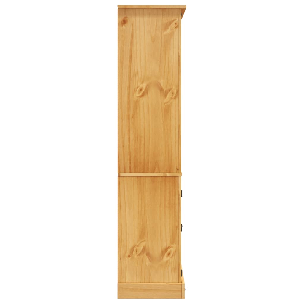 Dulap din lemn de pin mexican, colecție Corona, 80x40x170 cm