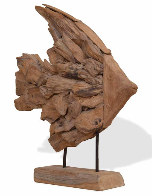 Загрузите изображение в средство просмотра галереи, Sculptură pește Teak 40x12x57 cm
