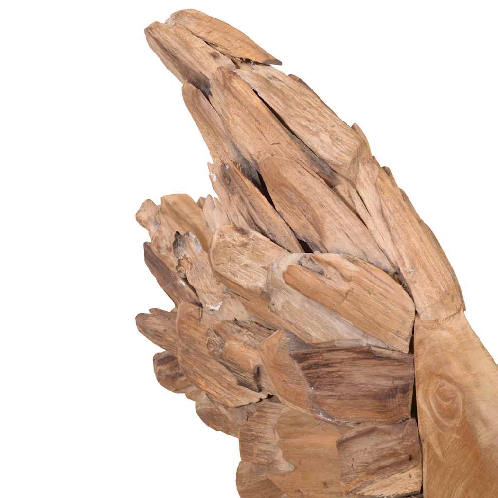 Sculptură pește Teak 40x12x57 cm