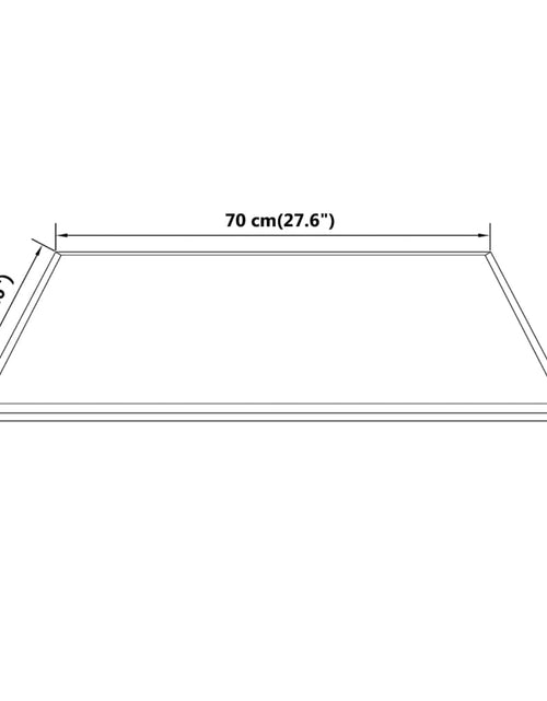 Încărcați imaginea în vizualizatorul Galerie, Blat de masă din sticlă securizată, pătrat, 700 x 700 mm
