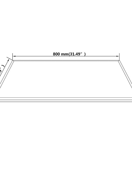 Загрузите изображение в средство просмотра галереи, Blat de masă din sticlă securizată, pătrat, 800 x 800 mm
