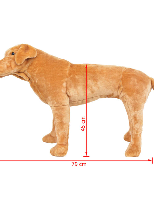 Загрузите изображение в средство просмотра галереи, Jucărie de pluș labrador în picioare, maro deschis, XXL
