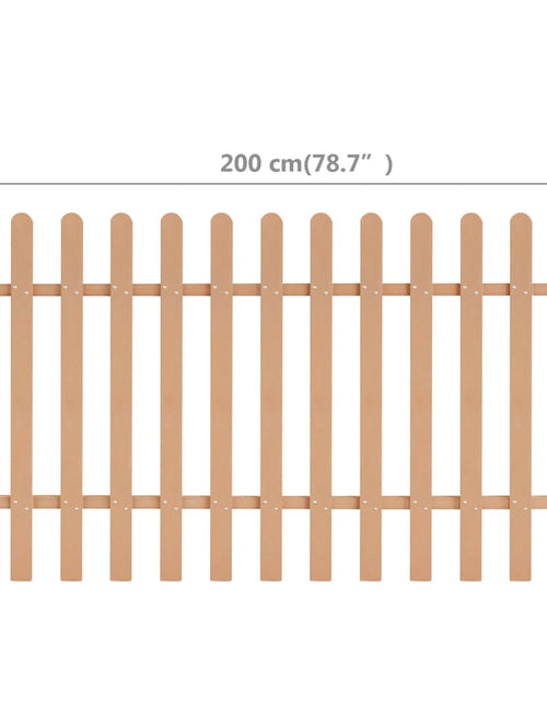Încărcați imaginea în vizualizatorul Galerie, Gard din șipci, 200 x 120 cm, WPC
