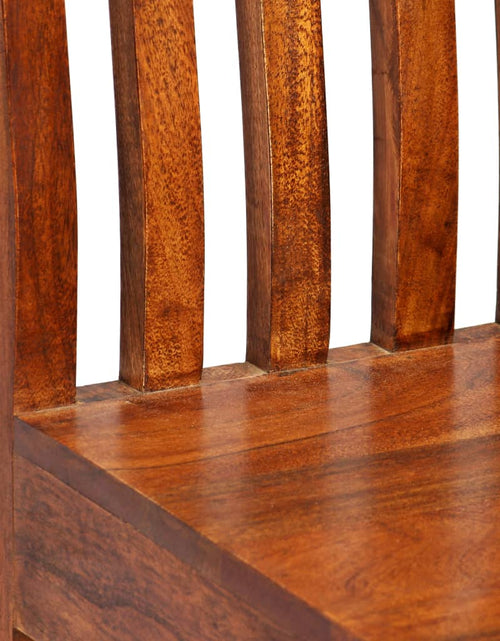 Încărcați imaginea în vizualizatorul Galerie, Scaune de masă 2 buc. lemn masiv cu finisaj tip miere, moderne
