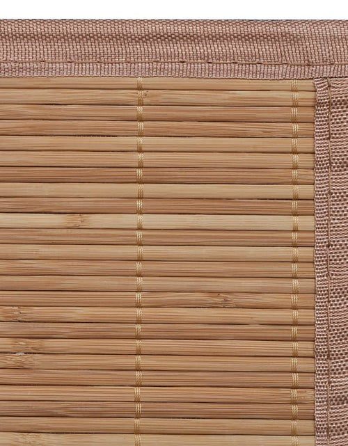 Загрузите изображение в средство просмотра галереи, Covor din bambus, 160 x 230 cm, maro
