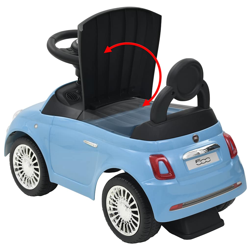 Mașinuță fără pedale Fiat 500 albastru