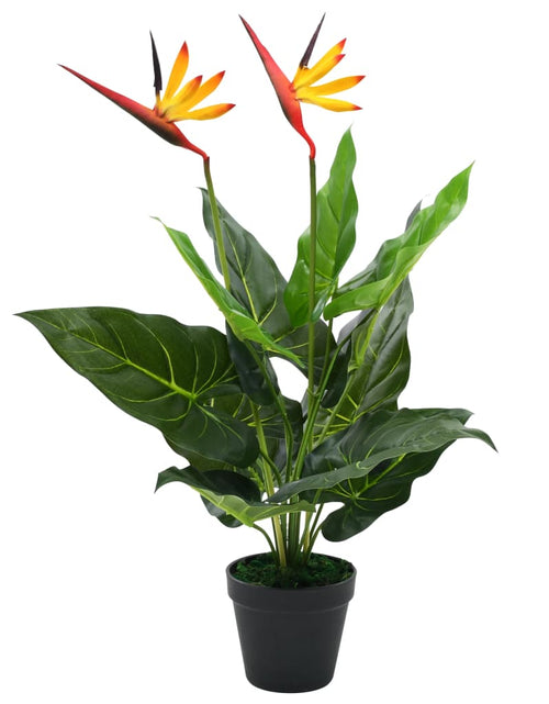 Загрузите изображение в средство просмотра галереи, Plantă artificială Strelitzia Reginae Pasărea paradisului 66 cm
