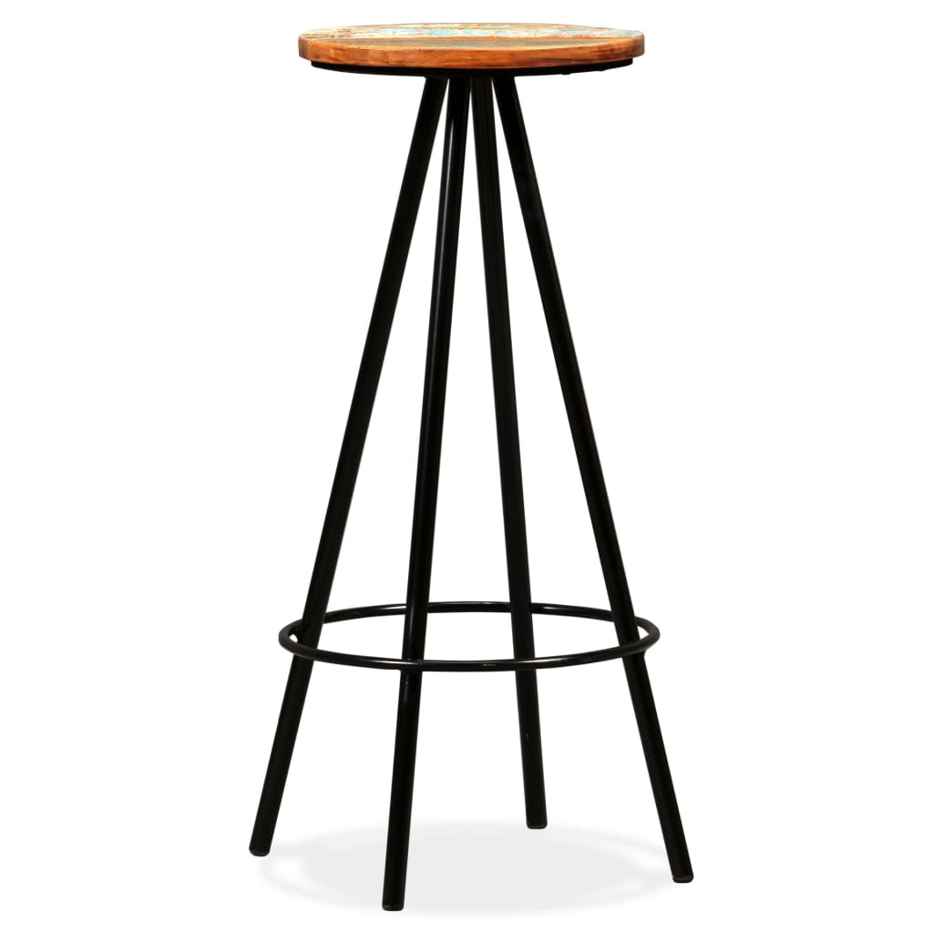 Set mobilier de bar, 5 piese, lemn masiv reciclat