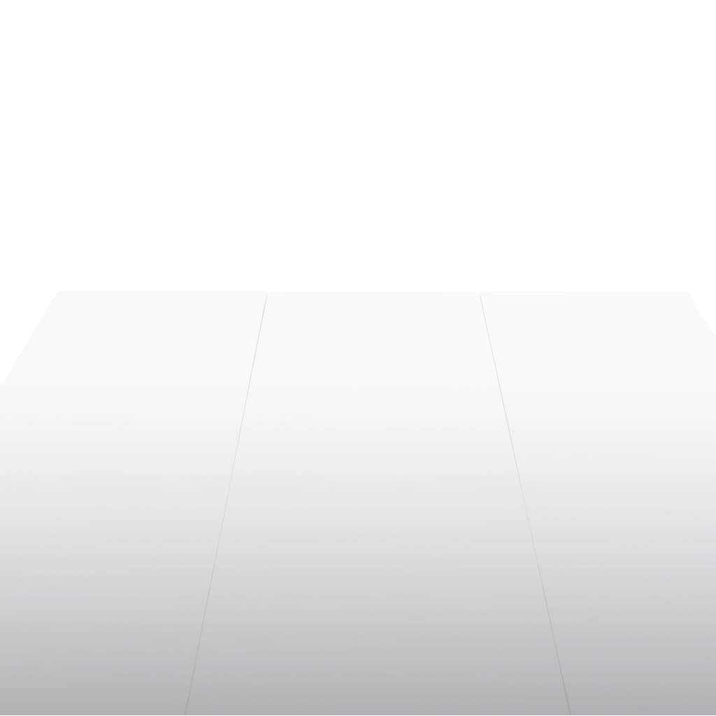 Masă de bucătărie, alb strălucitor, 179x89x81 cm