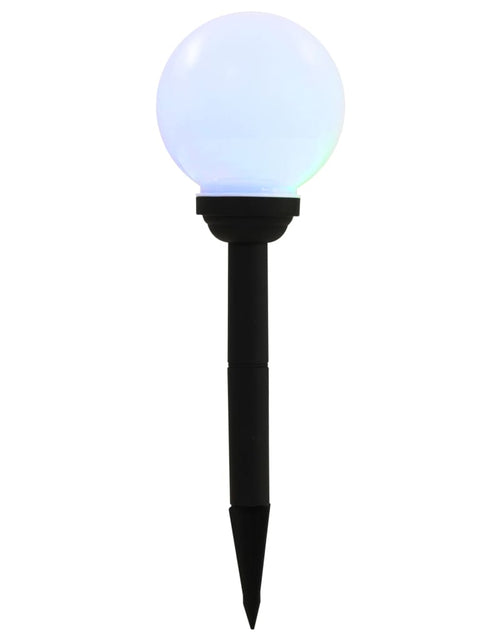 Загрузите изображение в средство просмотра галереи, Lămpi solare de exterior cu LED, 4 buc., 15 cm, RGB, sferic
