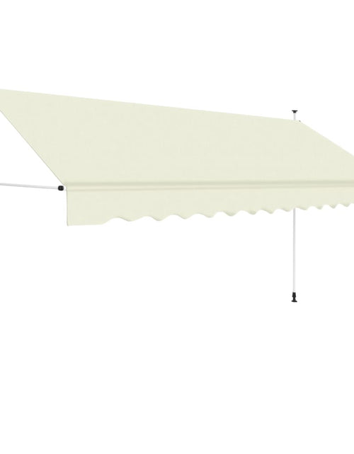 Загрузите изображение в средство просмотра галереи, Copertină retractabilă manual, crem, 350 cm
